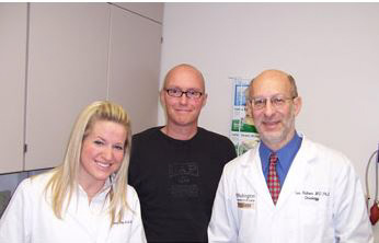 Dr. Lee Ratner (KS Workihng Group Chair) and Study Nurse, Washington University School of Medicine